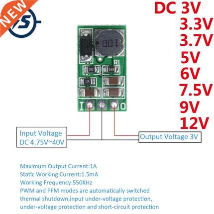 Step-Down Module 1A DC-DC Step-Down Converter Module Input 5