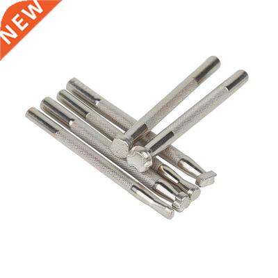6Pcs Leather Stamping Printing Tools Kit Alloy Stamp Punch S