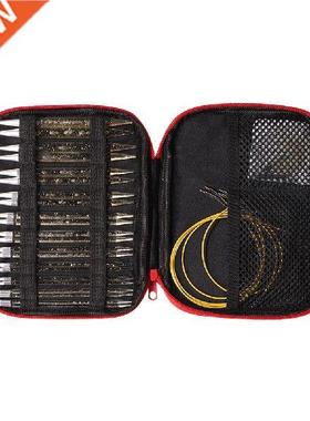 11 Pair Crochet Hook Circular Knitting Needles Set with