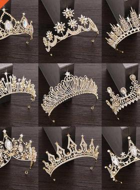Rhinestone Crystal Tiara Crown Wedding Hair Accessories Brid