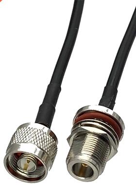 1pcs RG58 N Female Jack Bulkhead Nut to N Male Plug RF Coaxi