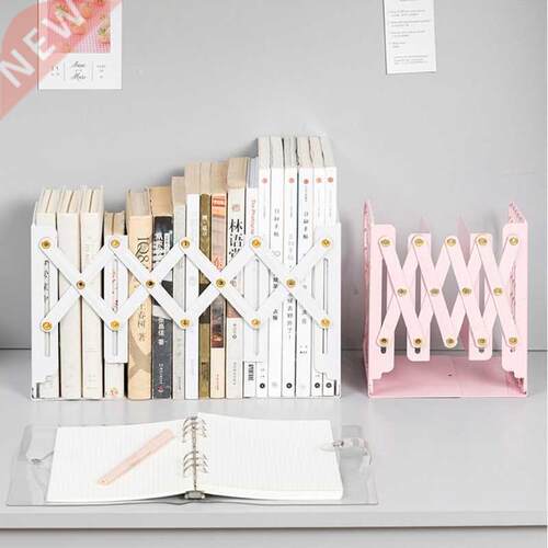 Pack of 1 Decorative Adjustable Bookends Desk Books Statione