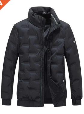 Winter New Men Solid Color Parkas White Duck Down Men's Stan