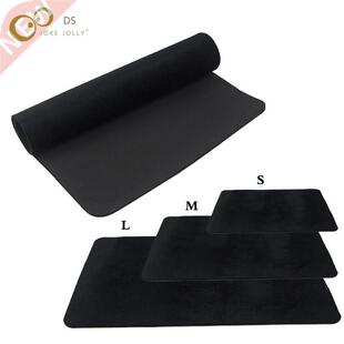 3 Sizes Black Professional Poker Card deck Mat Pad close up