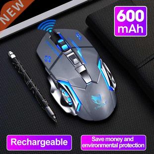 Wireless Mouse Charging Gaming Mouse Mute Backlit Mouse Mech