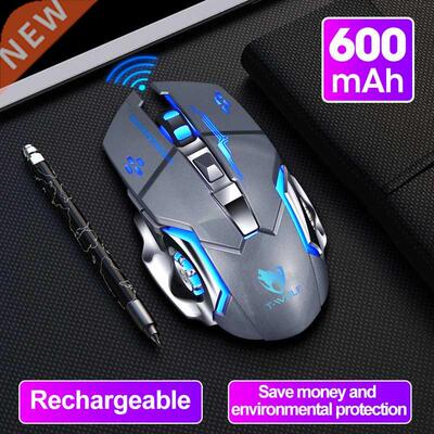 Wireless Mouse Charging Gaming Mouse Mute Backlit Mouse Mech