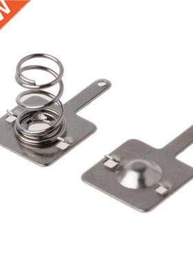 50 Pairs Metal Battery Spring Plate Set for AA AAA Positive