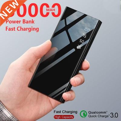 30000mh Power Bnk Portble Mirror Chrger Ultr High Cp