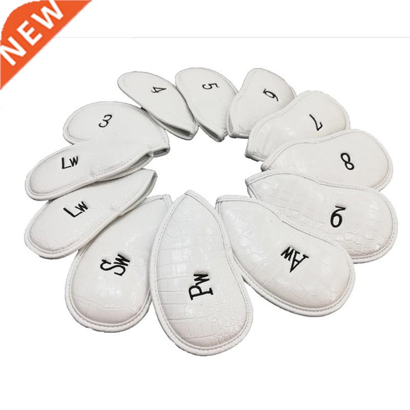 12pcs P Golf Club Cap Exquisite Protector Iron Head Cover Se