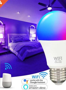 WiFi Lamp 9W Ampoule LED E27 Smart Light Bulb Intelligent