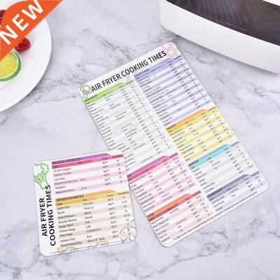 Ar Fryer Cookng Tme Chart Magnetc Cheat Sheet Set