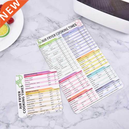 Ar Fryer Cookng Tme Chart Magnetc Cheat Sheet Set