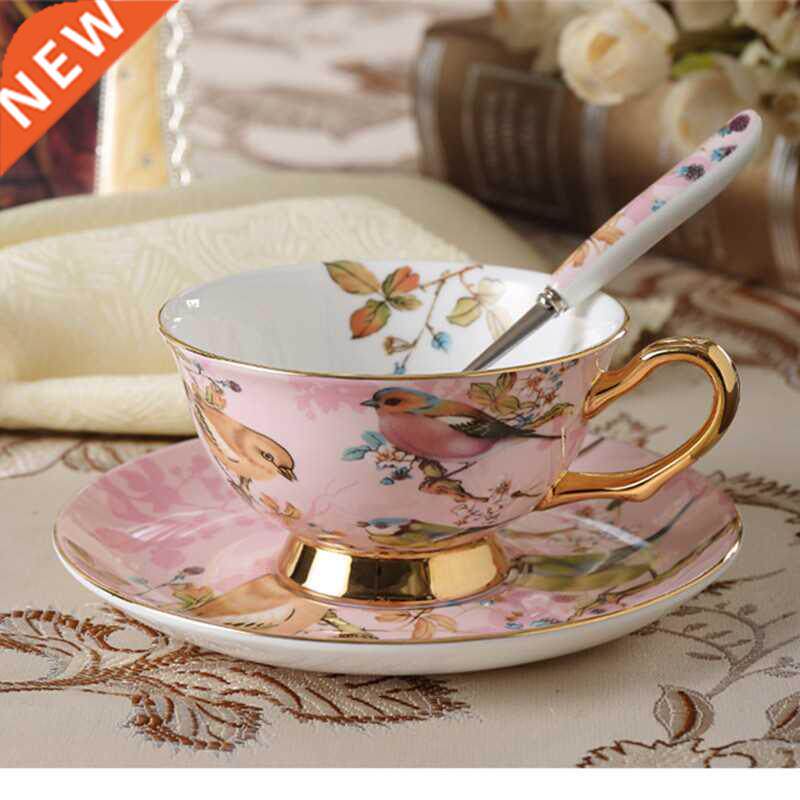 1 set Classic Fine Bone China Tea Cups Premium Ceramic Coffe