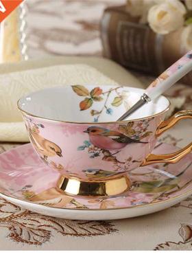 1 set Classic Fine Bone China Tea Cups Premium Ceramic Coffe