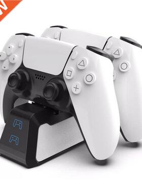 For PS5 Wireless Controller Charger Dual USB Fast Charging D