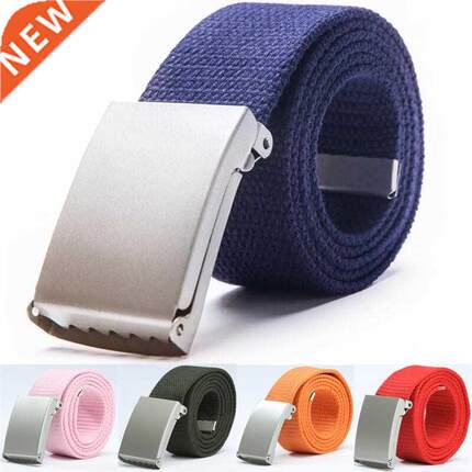 Mens Belts Fashion New Unisex Trousers Belts Canvas Belt Bre