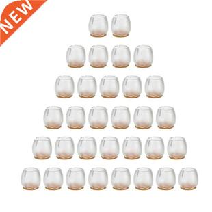 32 Pack Chair Leg Floor Protectors for 25mm-29mm Chair Legs,