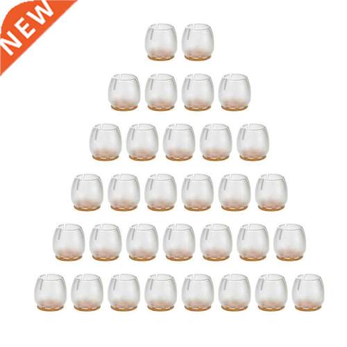 32 Pack Chair Leg Floor Protectors for 25mm-29mm Chair Legs,