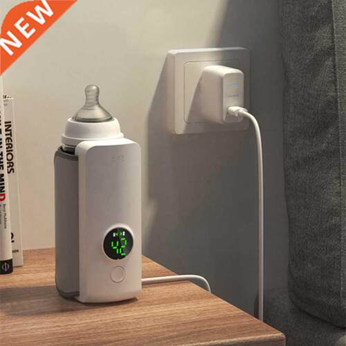 Rechargeable Baby Bottle Warmer 6Levels Temperature Adjustme