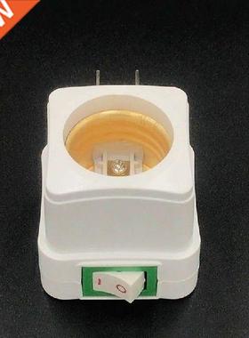 Rotary E27 Plug-n Screw LED Lght Bulb Holder Lamp Base Soc