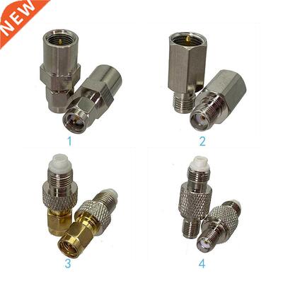 1Pcs SM to FME Mle plug &mp;mp; Femle jck RF Coxil dpt