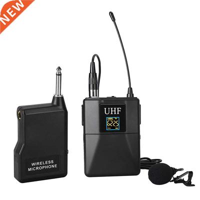 Microphone System Lavalier Lapel Microphone with Transmitter