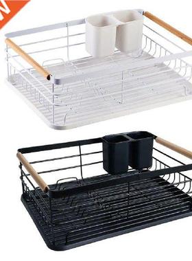 Dish Drying Rack with Drainboard Space-Saving Storage Rack