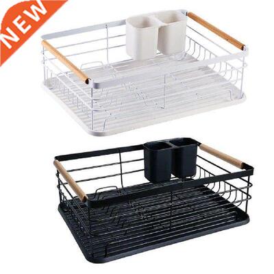 Dish Drying Rack with Drainboard Space-Saving Storage Rack