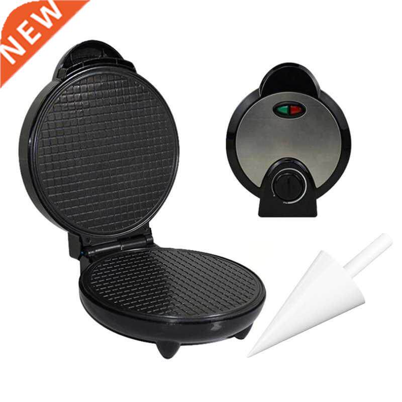 Round Nonstick Electric Stroopwafel Syrup Waffle Maker Baker
