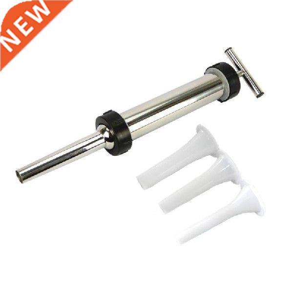 Stainless Steel Sausage Maker Meat Stuffer Syringe Filler