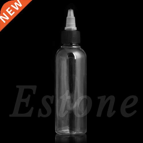120ml Twist Cap Empty Plastic Tattoo Ink Pigment Bottle