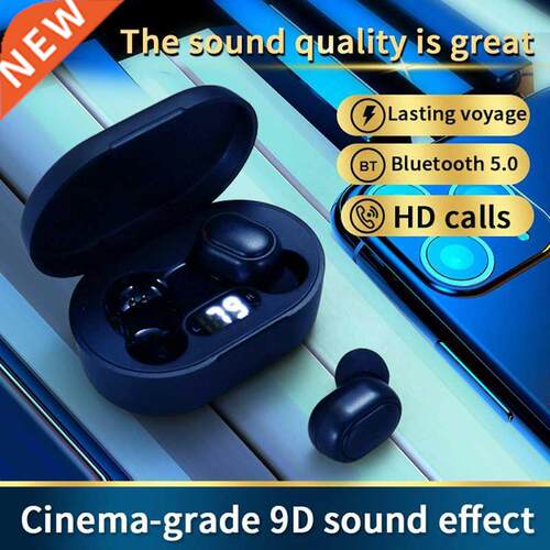 TWS Wireless Headphones 5.0 Earphone Noise Cancelling