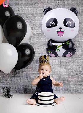 QF Panda Balloon Brthday Balloons Ar Party Ballons Brthd