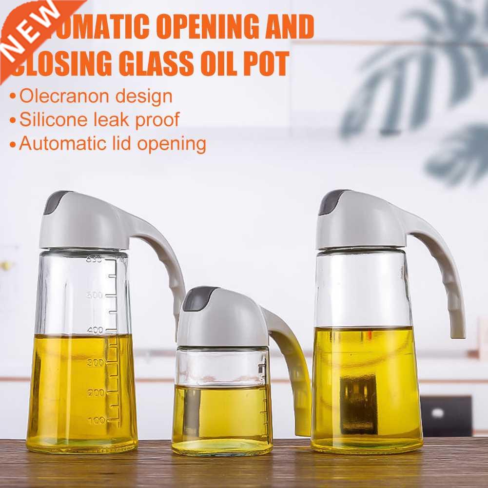 00ml/60ml Oil Dispenser Bottle Auto Open Oil Bottle Glass