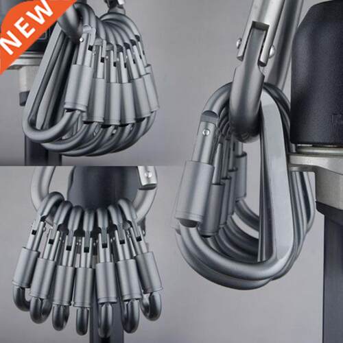 6pcs/lot Carabiner Travel Kit Camping Equipment Alloy Alumin
