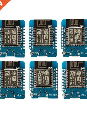 6pcs ESP8266 ESP-12 Wemos D1 Mini WiFi Development Board Mic