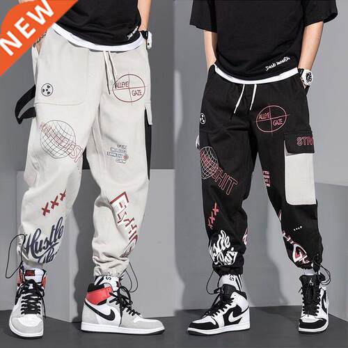 Men Pants Spring and Autumn Cargo Pants Man Fashion Hip Hop