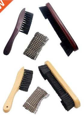 OOTDTY Wooden Billiards Pool Table and Rail Brush with