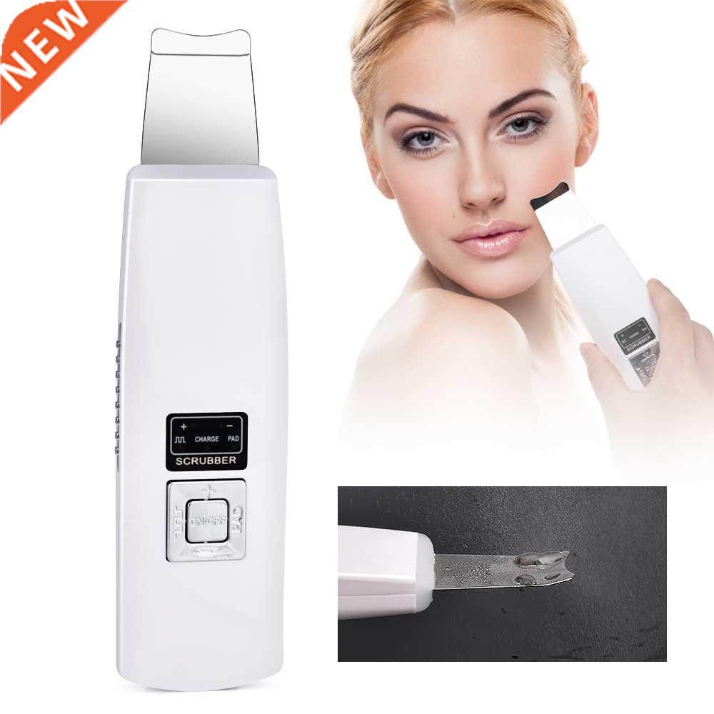 Ultrasonic Face Cleaning Skin Scrubber Deep Cleanser Blackh