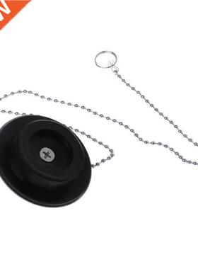 Bathtub Drain Plug With Chain Sink Basin Water Stopper 适用