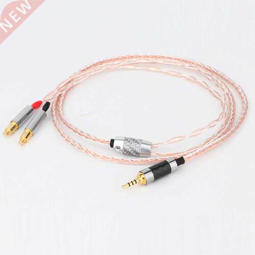 Preffair 8Cores 4 Wires PTFE OCC Braided Headphone Upgrade C