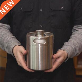 Brand New Stainless Steel 2L/64oz Mini Beer Bottle Barrels
