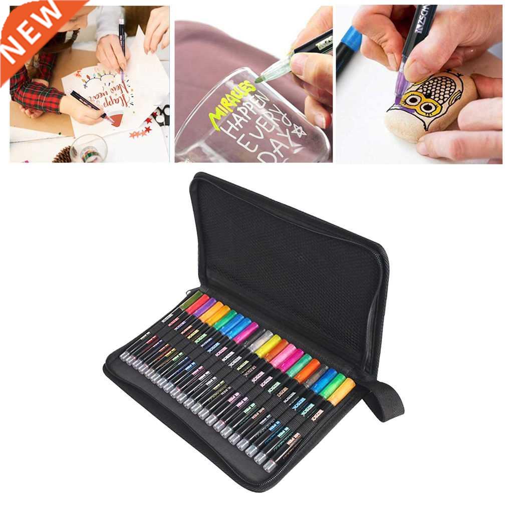 Outline Metallic Mker Pens 21 Colors Double Line Paint