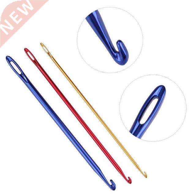 3pcs/set Aluminium Oxide Crochet Hooks Knitting Sewing Needl