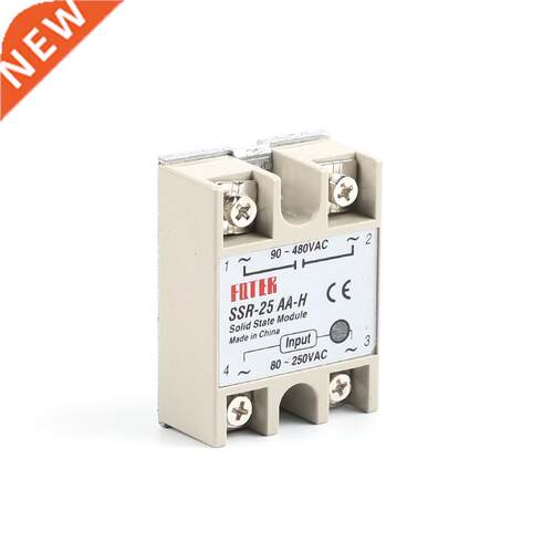 solid state relay SSR-25AA-H 25A actually 80-250V AC TO 90-4