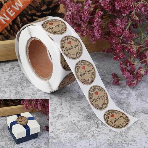 500 Handmade With Love Stickers Scrapbooking Hand Made Handm