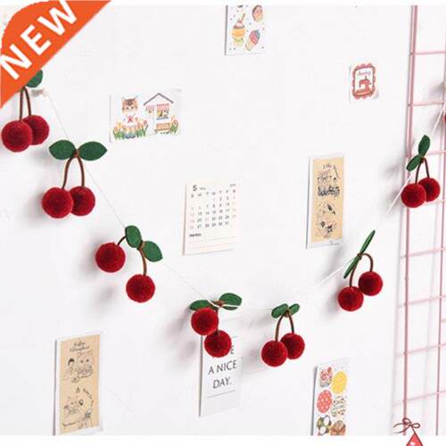 New 1 String Bayberry Felt Ball Handmade Garland String Hang