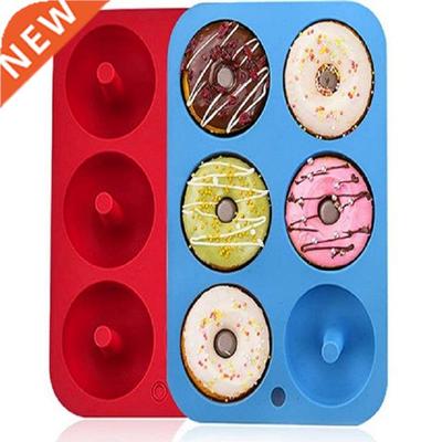 6 Grid Donut Mold Silicone Bakery Baking Pan Non-Stick Donut