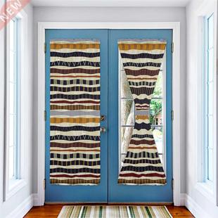 Pattern Texture African Style Door Curtains for Living Room