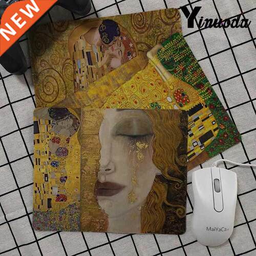 Yinuod the kiss Gustv Klimt rt pinting Rubber Mouse Dur